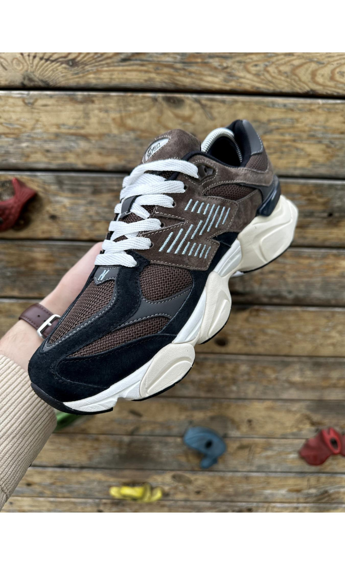 Чоловічі кросівки  Кросівки new balance brown (ліцензія) (821-1)