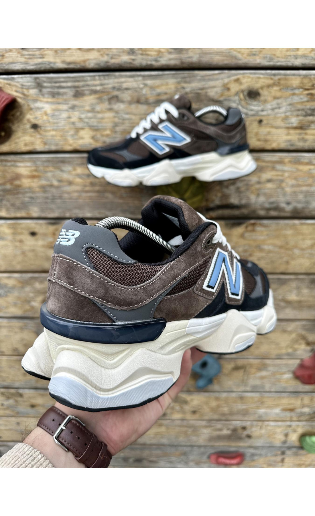 Чоловічі кросівки  Кросівки new balance brown (ліцензія) (821-1)
