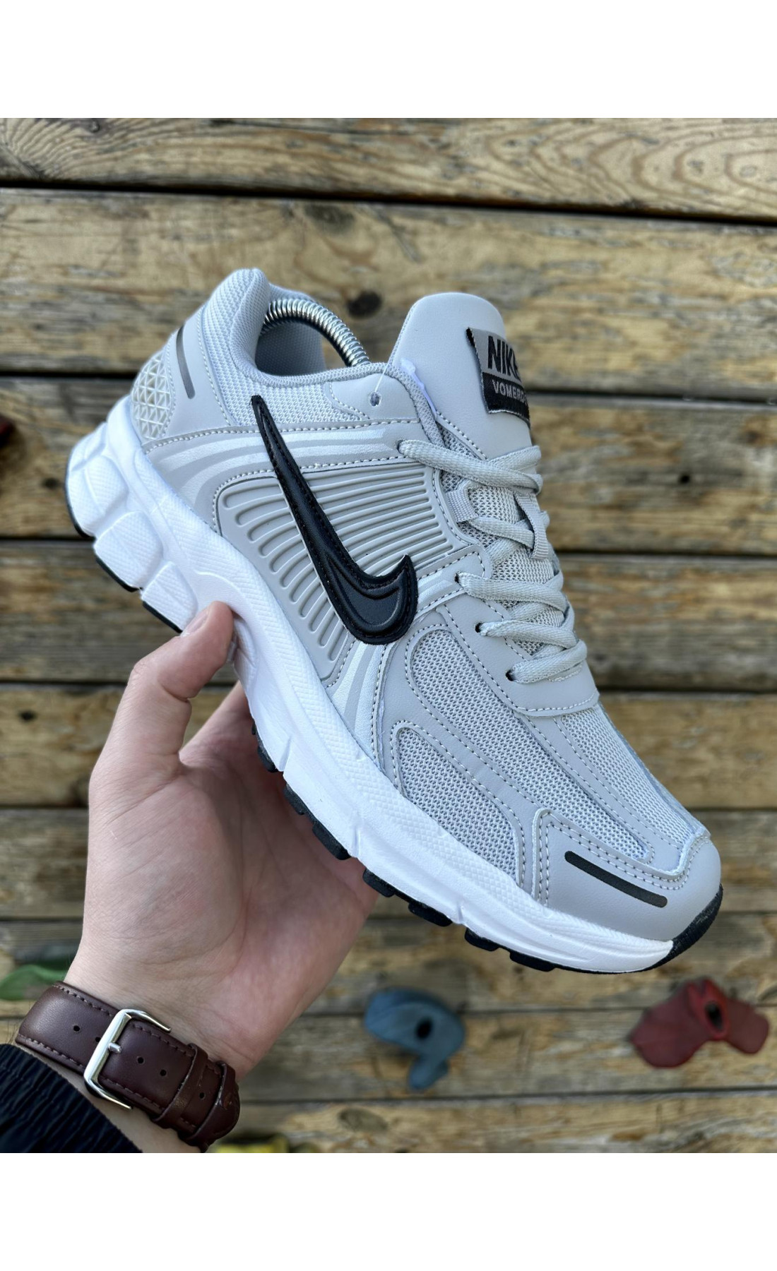 Чоловічі кросівки  Кросівки nike zoom vomero (light gray) (833-3)