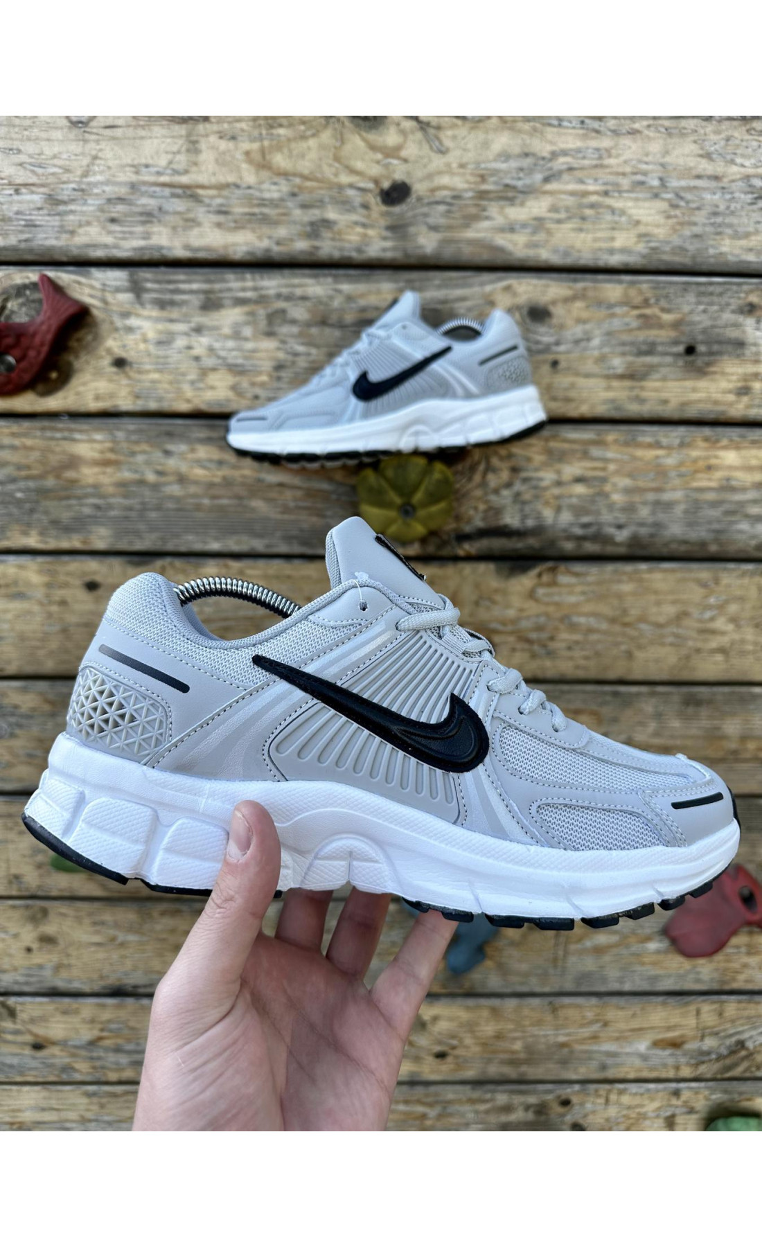 Чоловічі кросівки  Кросівки nike zoom vomero (light gray) (833-3)