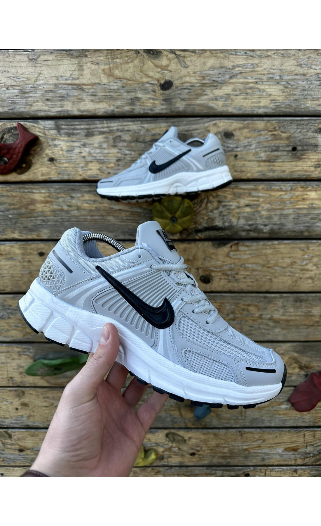 Чоловічі кросівки  Кросівки nike zoom vomero (light gray) (833-3)