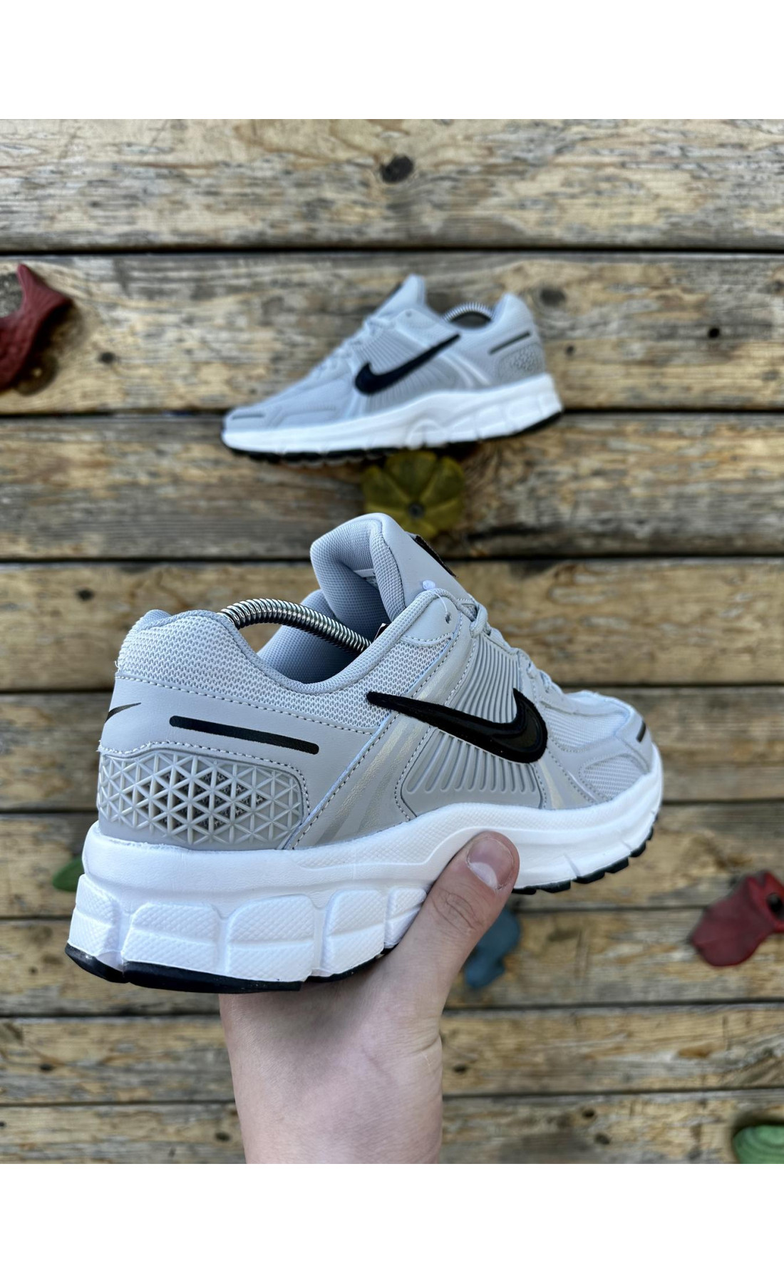Чоловічі кросівки  Кросівки nike zoom vomero (light gray) (833-3)