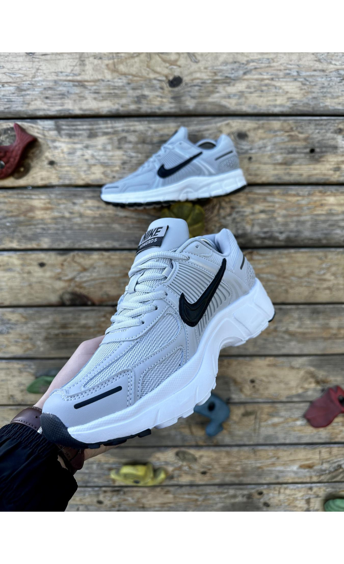 Чоловічі кросівки  Кросівки nike zoom vomero (light gray) (833-3)