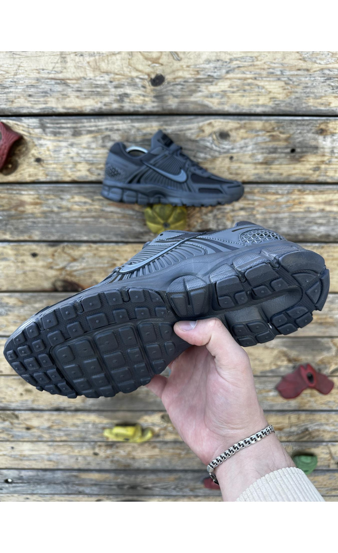 Чоловічі кросівки  Кросівки nike zoom vomero (dark gray) (833-4)