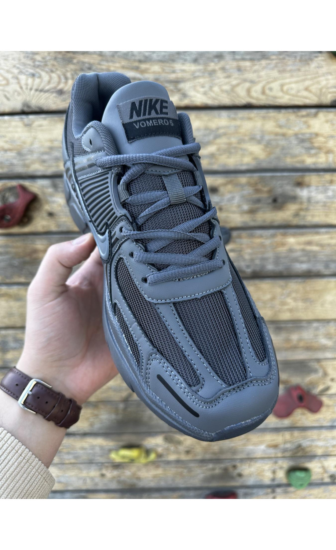 Чоловічі кросівки  Кросівки nike zoom vomero (dark gray) (833-4)