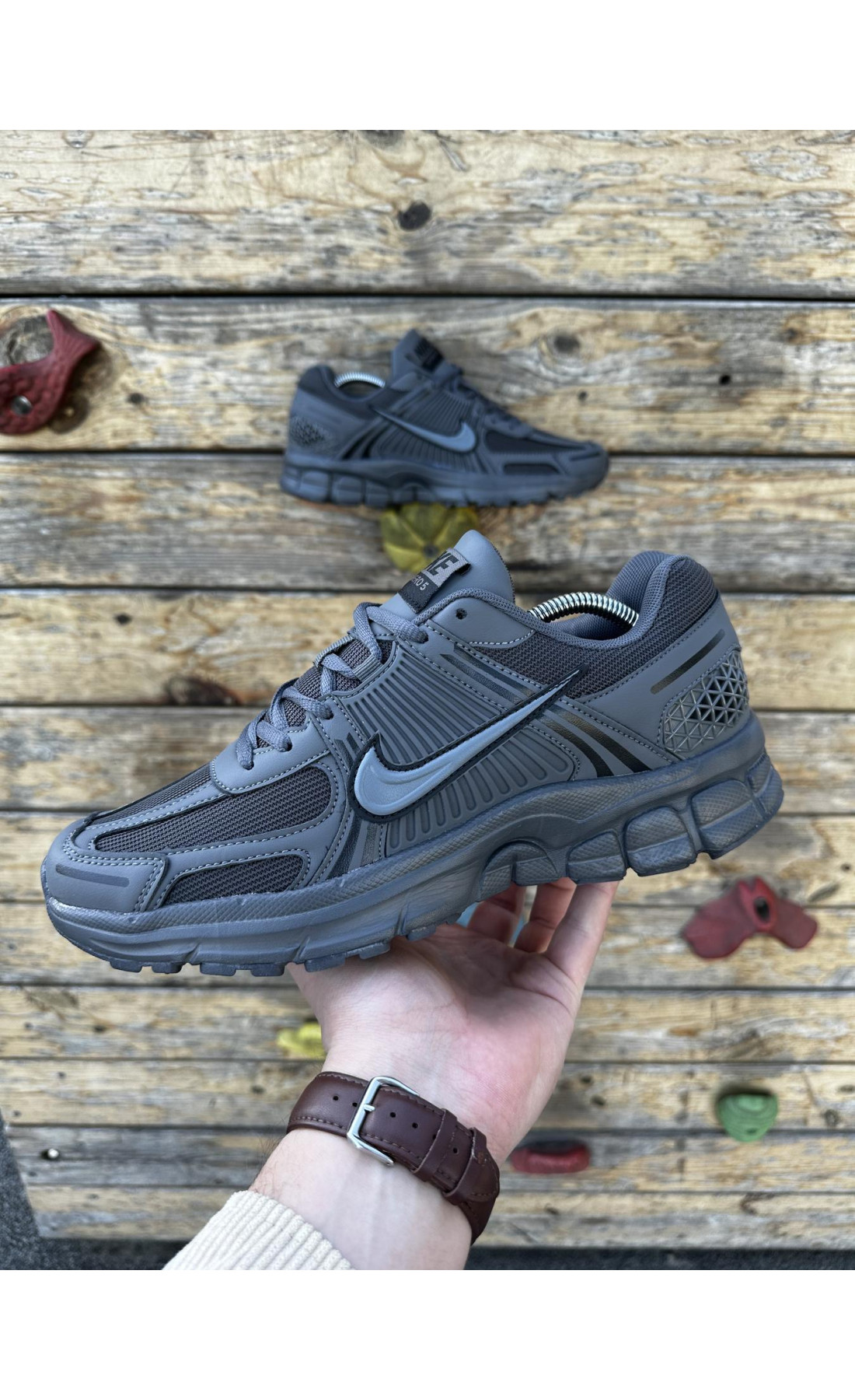 Чоловічі кросівки  Кросівки nike zoom vomero (dark gray) (833-4)