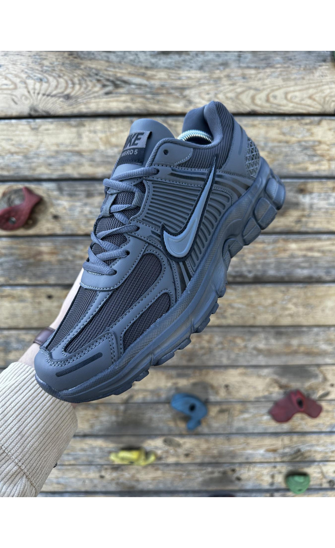 Чоловічі кросівки  Кросівки nike zoom vomero (dark gray) (833-4)