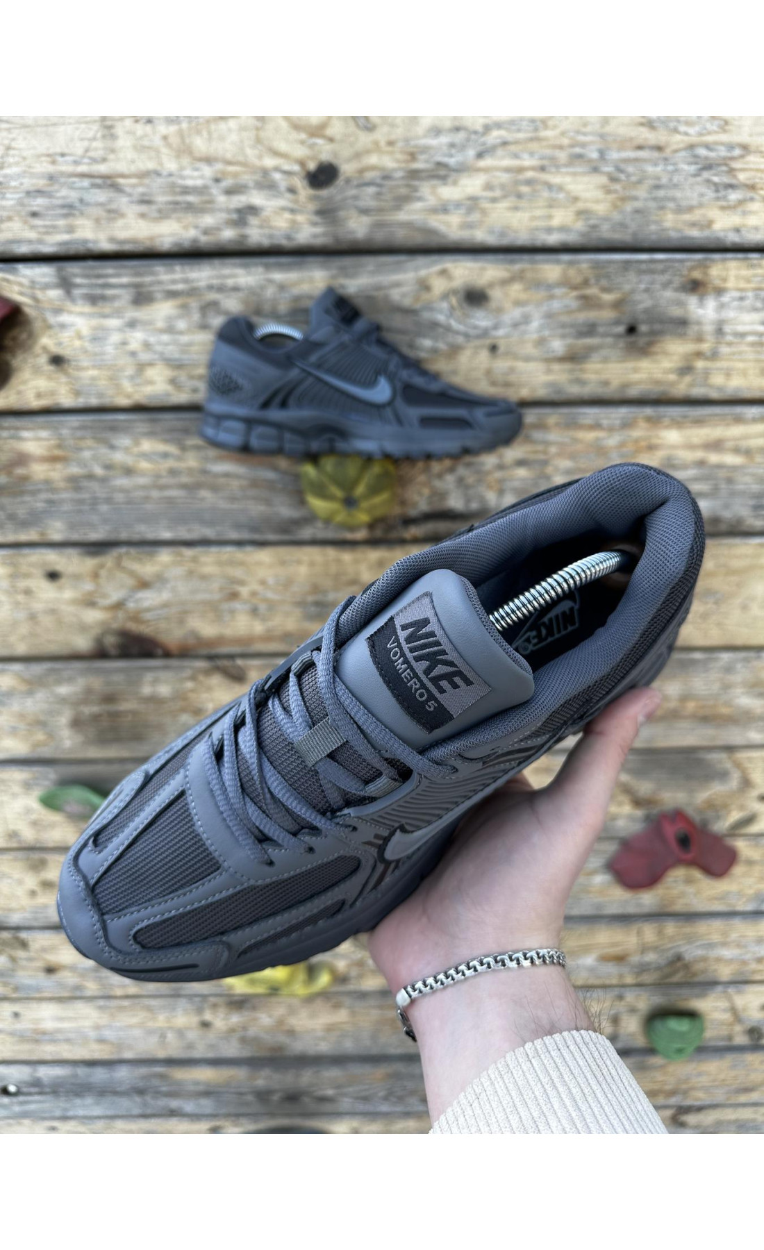 Чоловічі кросівки  Кросівки nike zoom vomero (dark gray) (833-4)