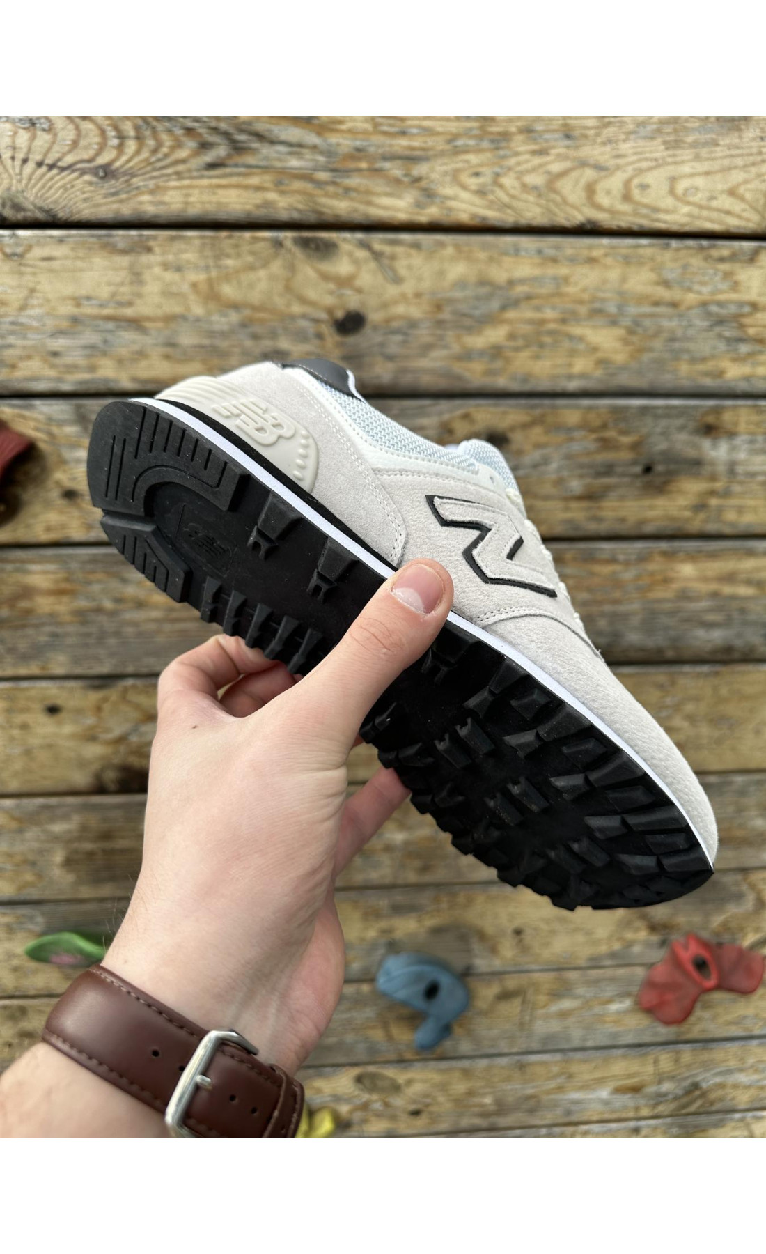 Чоловічі кросівки  Кросівки new balance (світлі) (574-8)