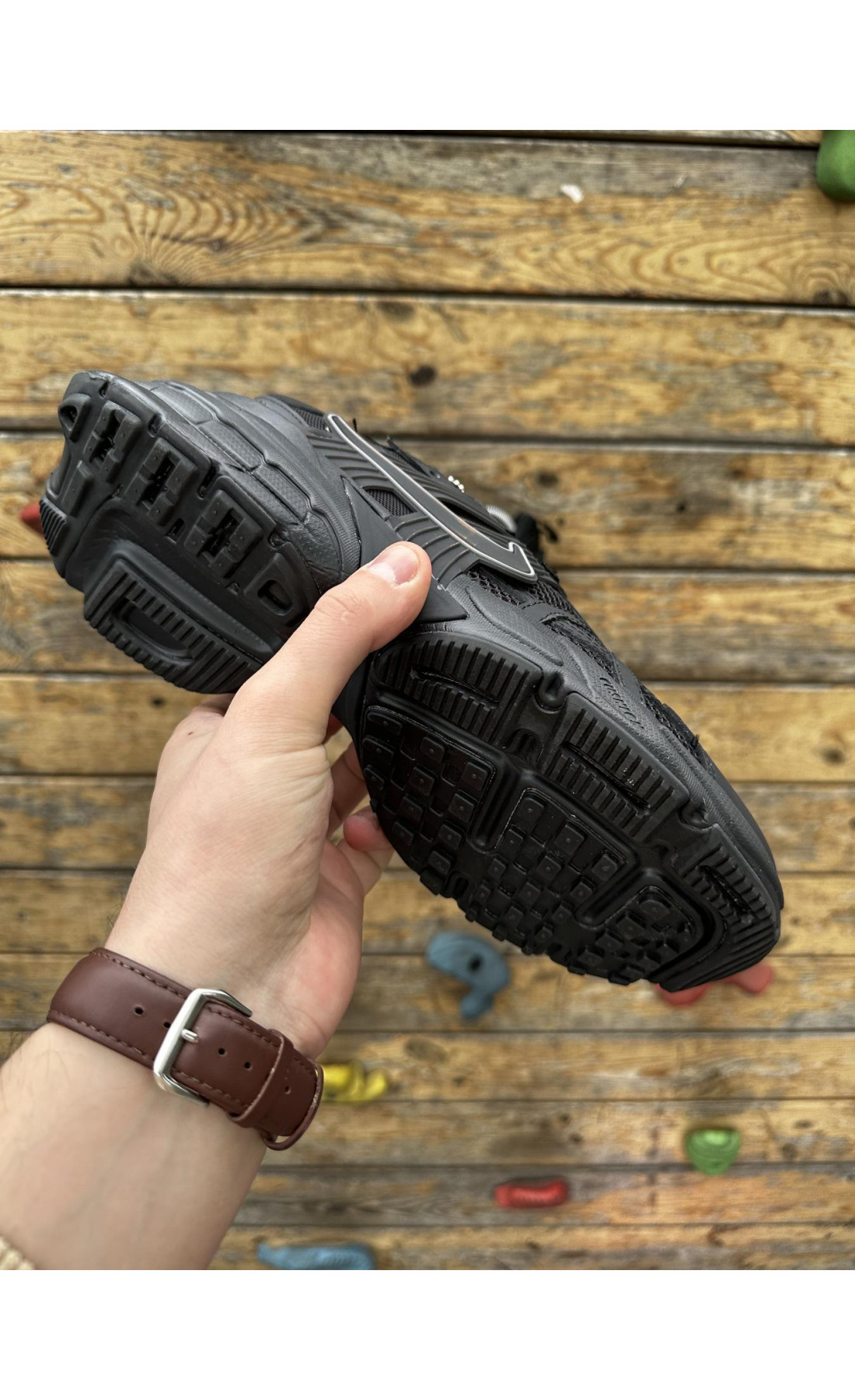 Чоловічі кросівки  Кросівки nike vk run (ліцензія) all black (59-1)