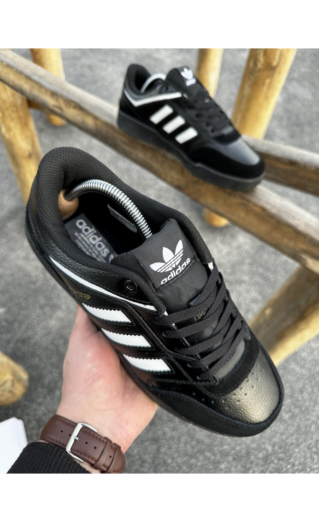 Чоловічі кросівки  Кросівки adidas dropstep (all black) (465-8)