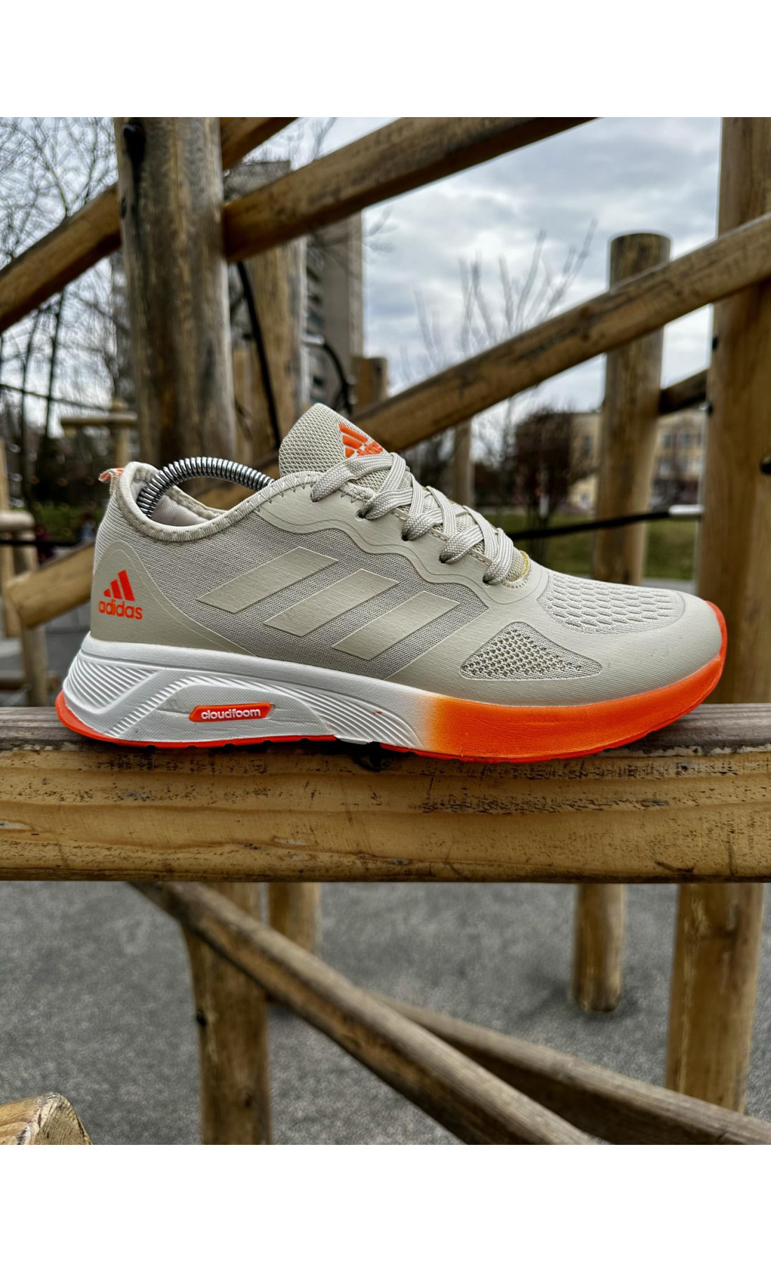 Чоловічі кросівки  Кросівки adidas run cloudfoom (creamy) (3127-3)