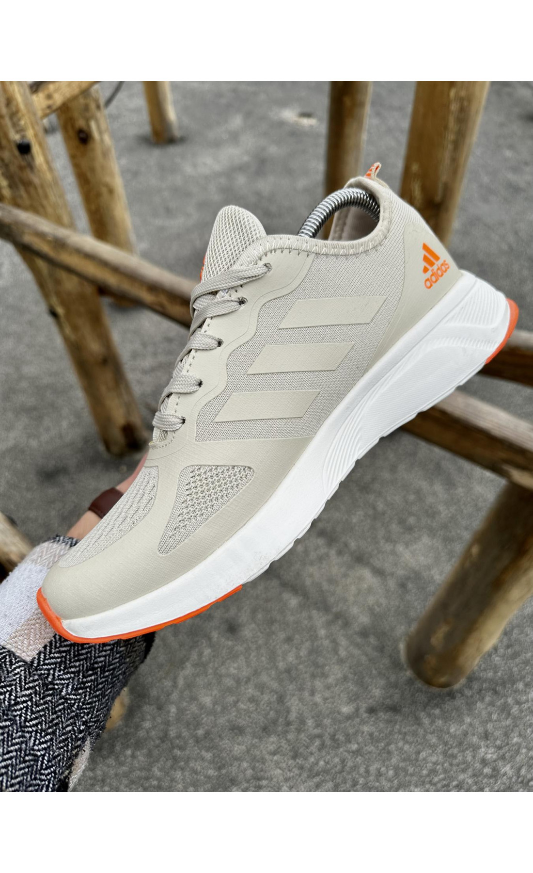 Чоловічі кросівки  Кросівки adidas run cloudfoom (creamy) (3127-3)