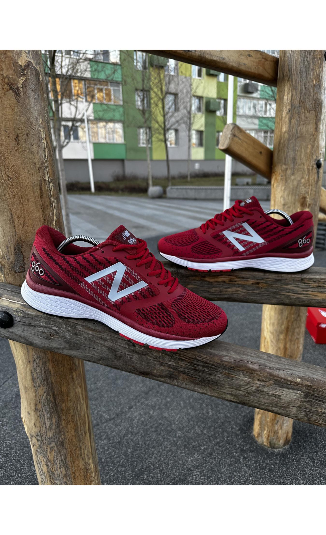 Чоловічі кросівки  Кросівки new balance (сітка, легкі) (044-6)