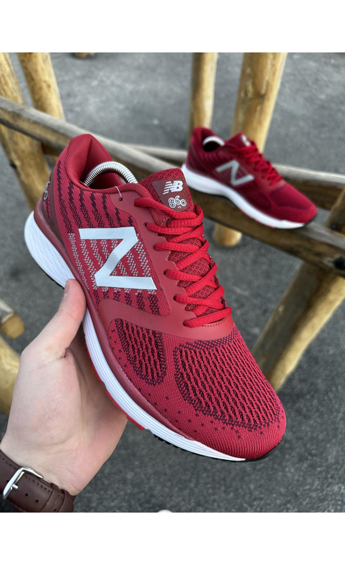 Чоловічі кросівки  Кросівки new balance (сітка, легкі) (044-6)