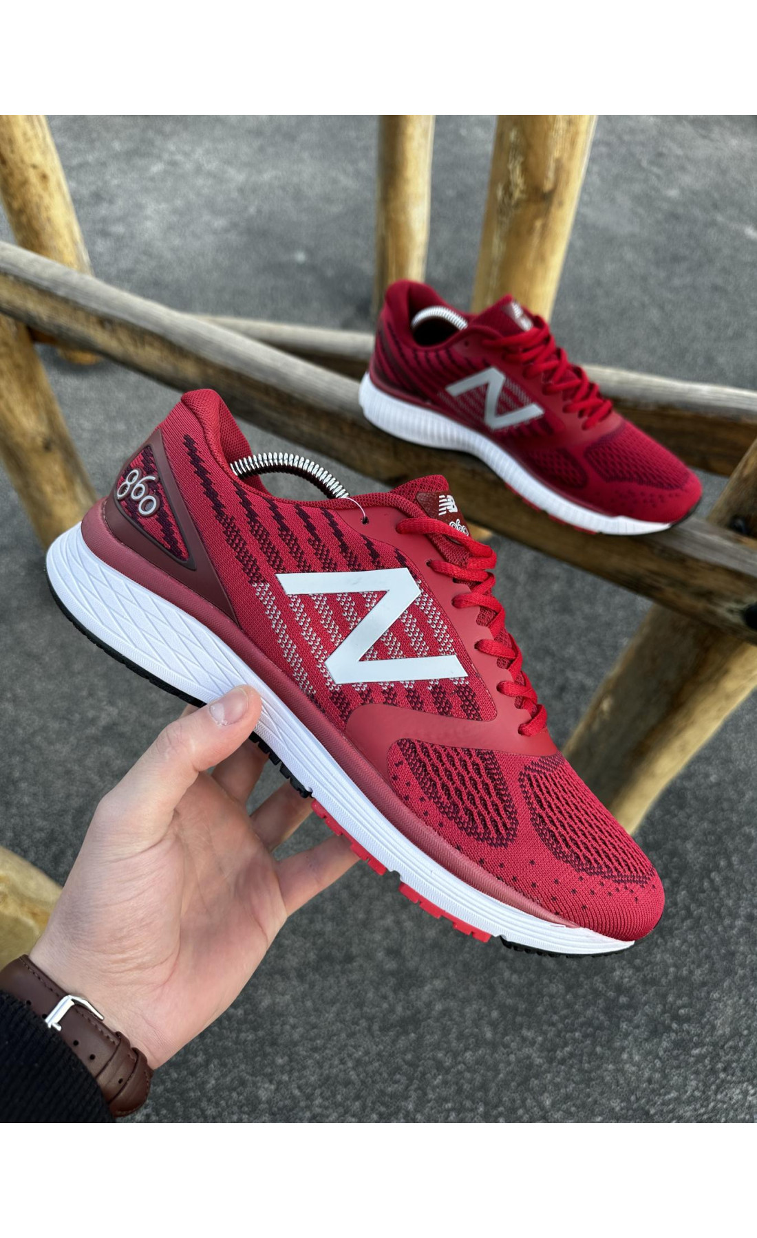 Чоловічі кросівки  Кросівки new balance (сітка, легкі) (044-6)