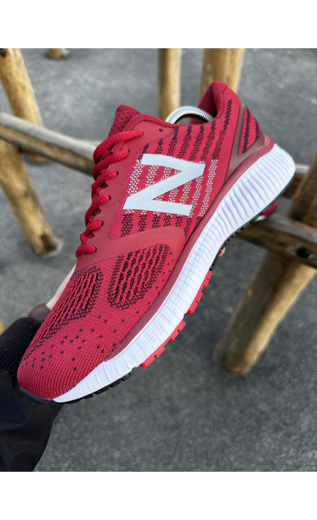 Чоловічі кросівки  Кросівки new balance (сітка, легкі) (044-6)