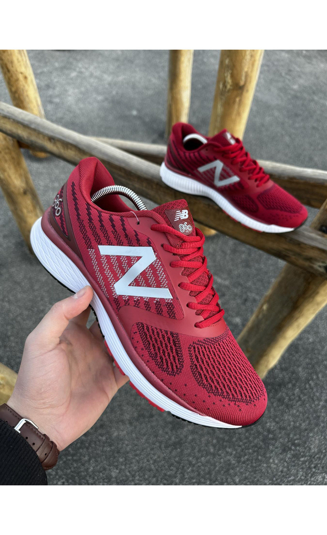 Чоловічі кросівки  Кросівки new balance (сітка, легкі) (044-6)