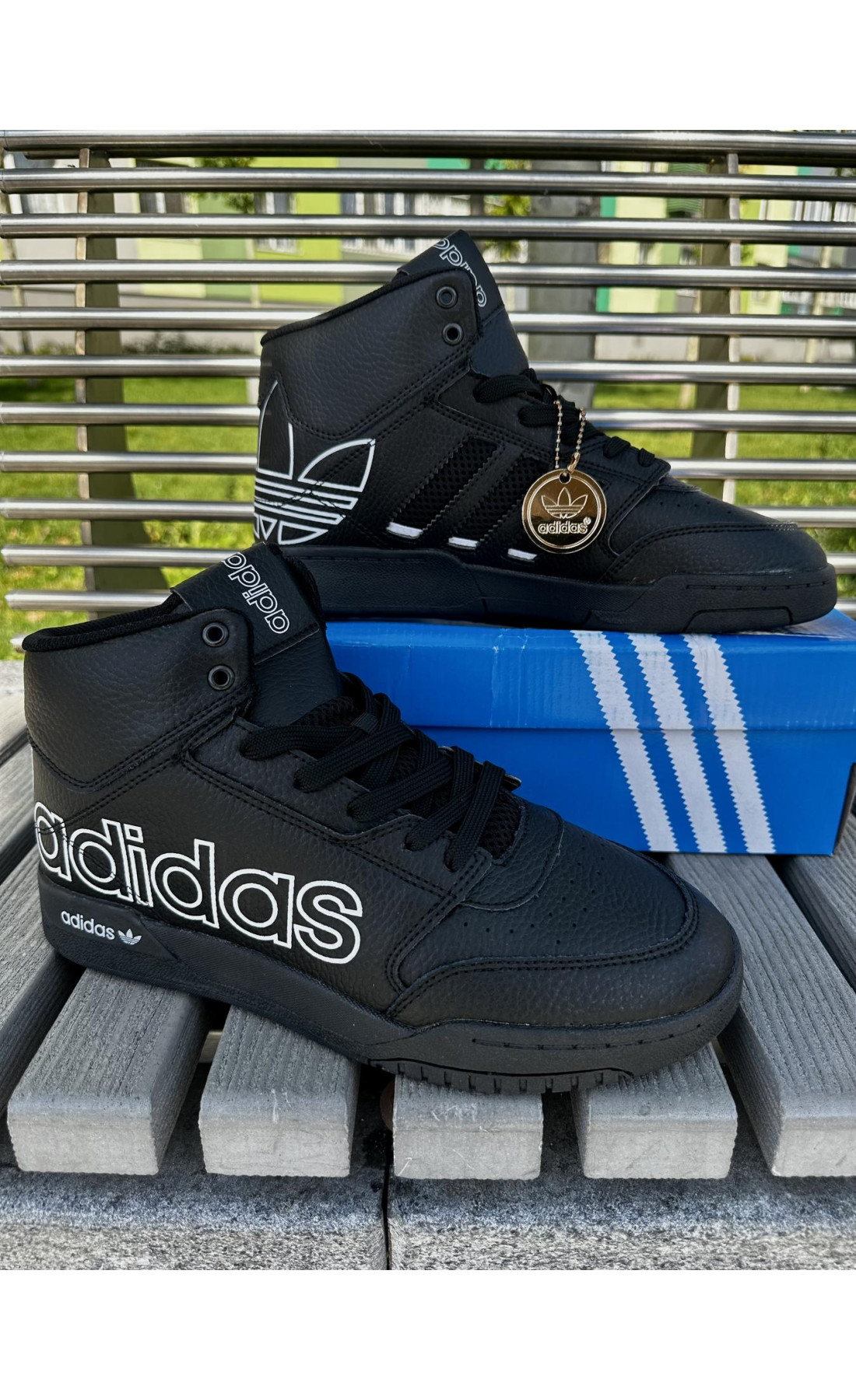 Чоловічі кросівки  Кросівки adidas drop step, чорні (2117-2)