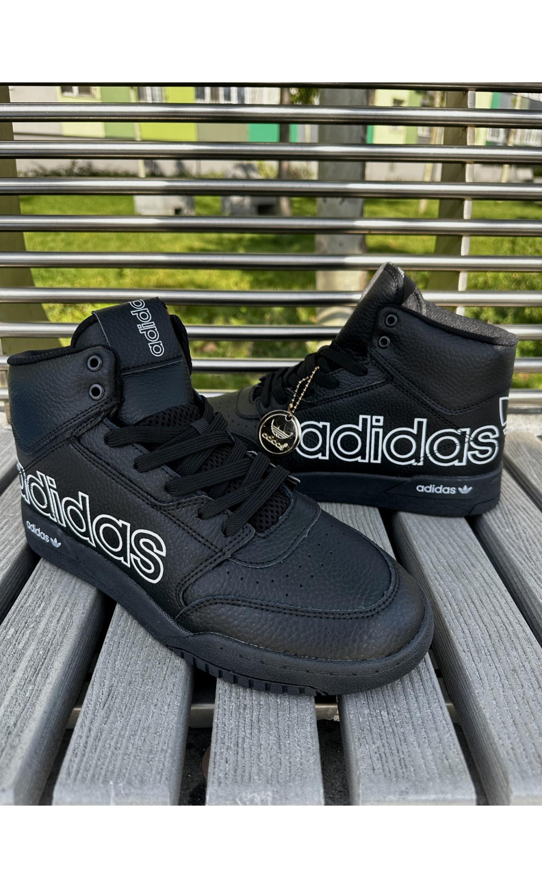 Чоловічі кросівки  Кросівки adidas drop step, чорні (2117-2)