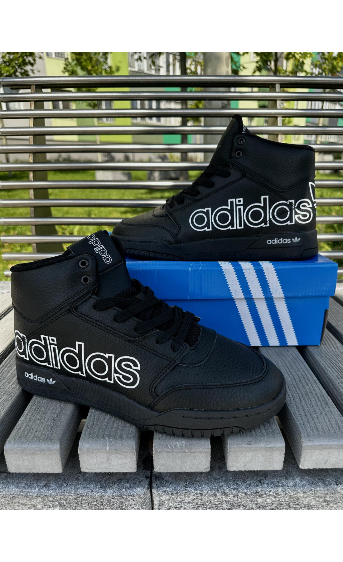 Чоловічі кросівки  Кросівки adidas drop step, чорні (2117-2)