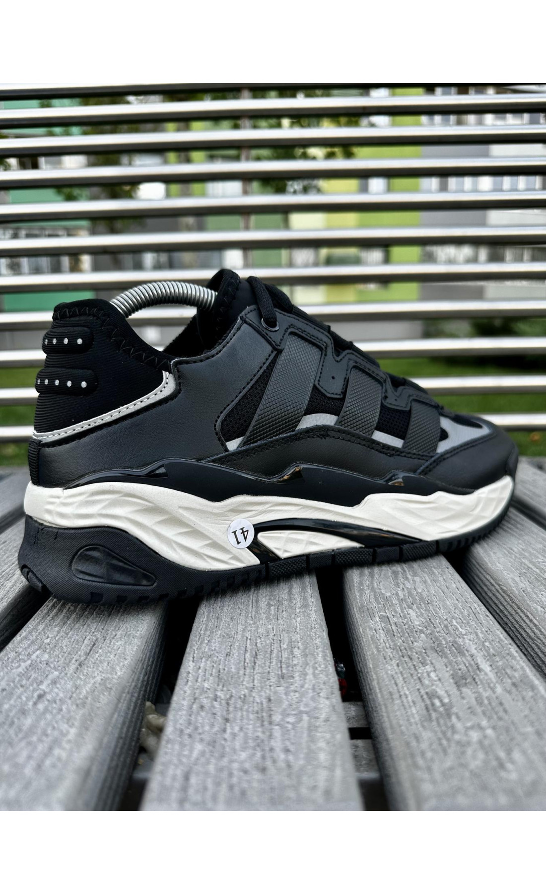 Чоловічі кросівки  Кросівки adidas niteball, чорні (5421-2)