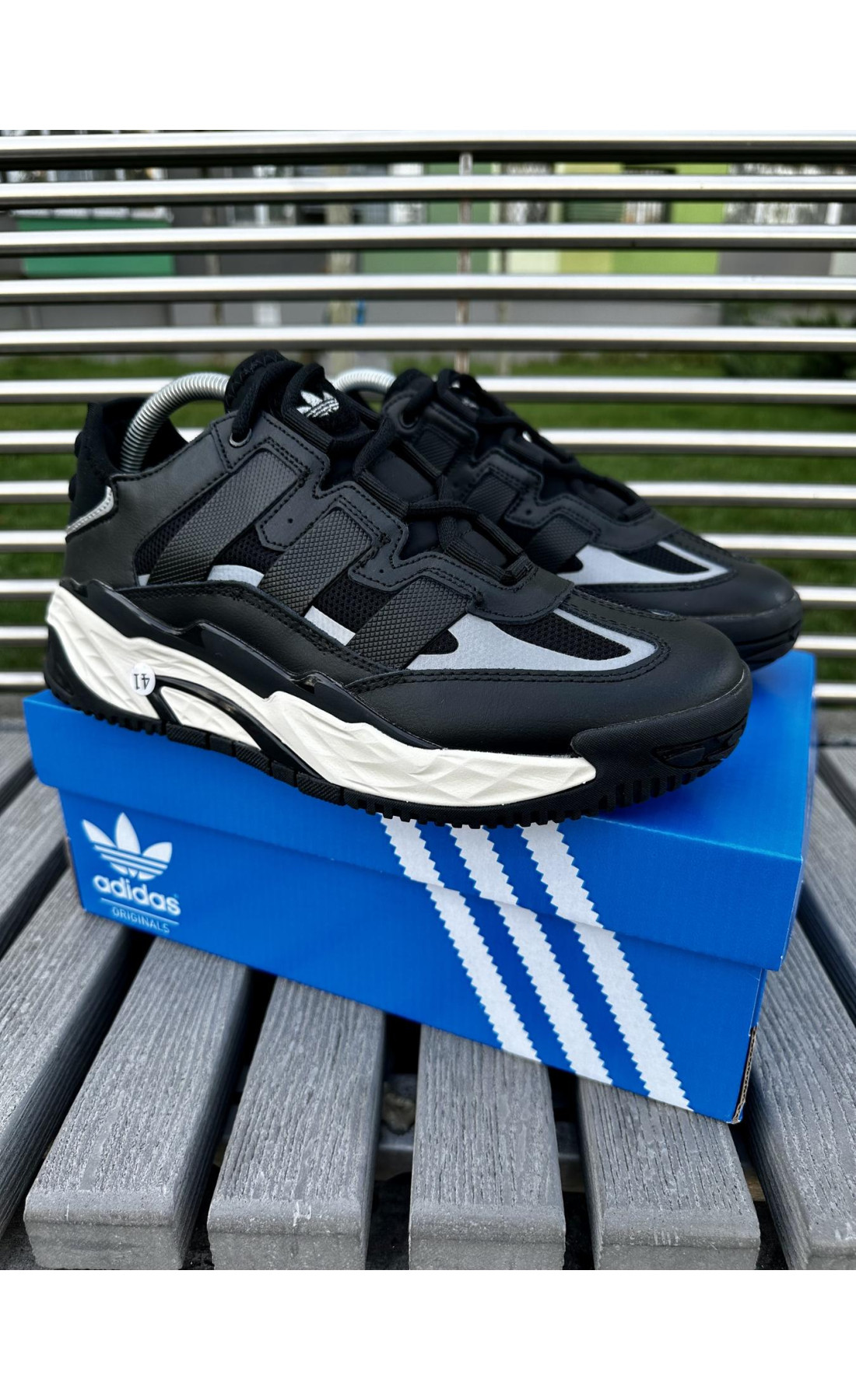 Чоловічі кросівки  Кросівки adidas niteball, чорні (5421-2)