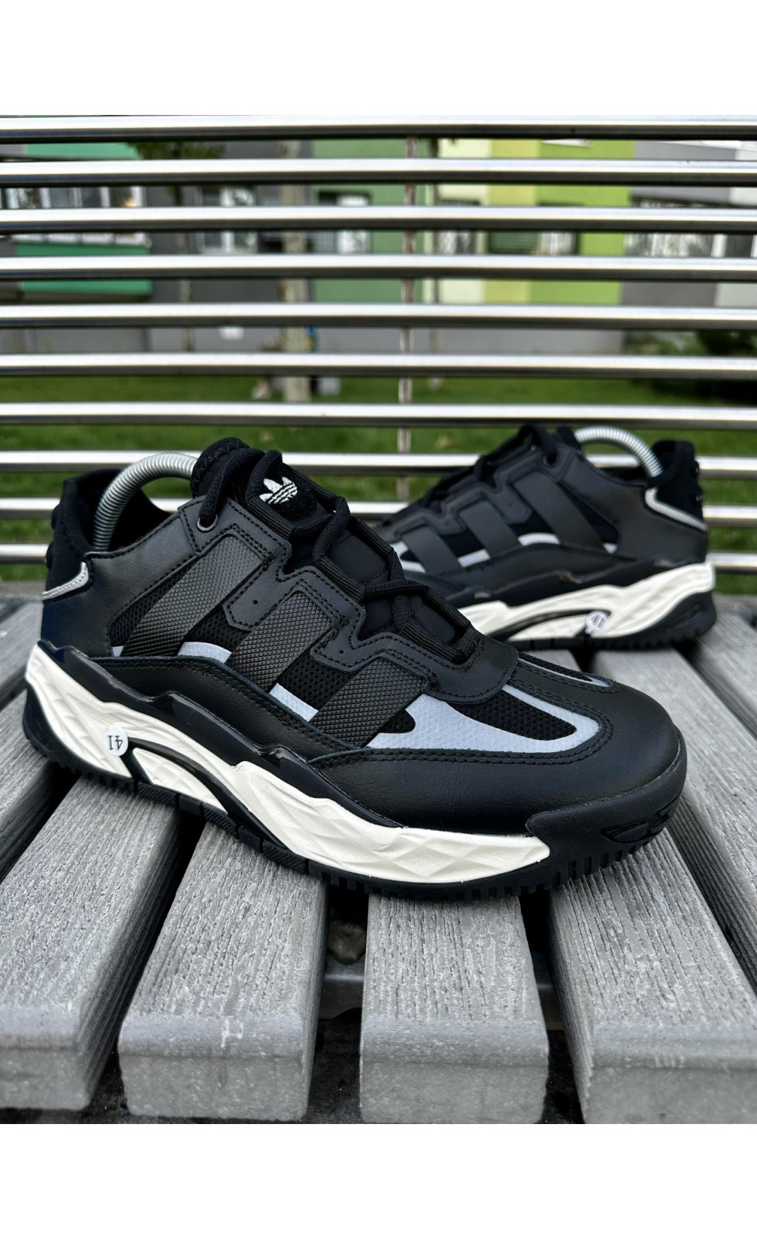 Чоловічі кросівки  Кросівки adidas niteball, чорні (5421-2)