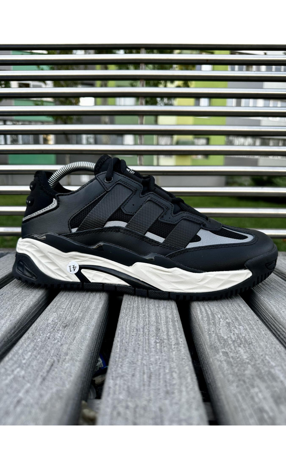 Чоловічі кросівки  Кросівки adidas niteball, чорні (5421-2)