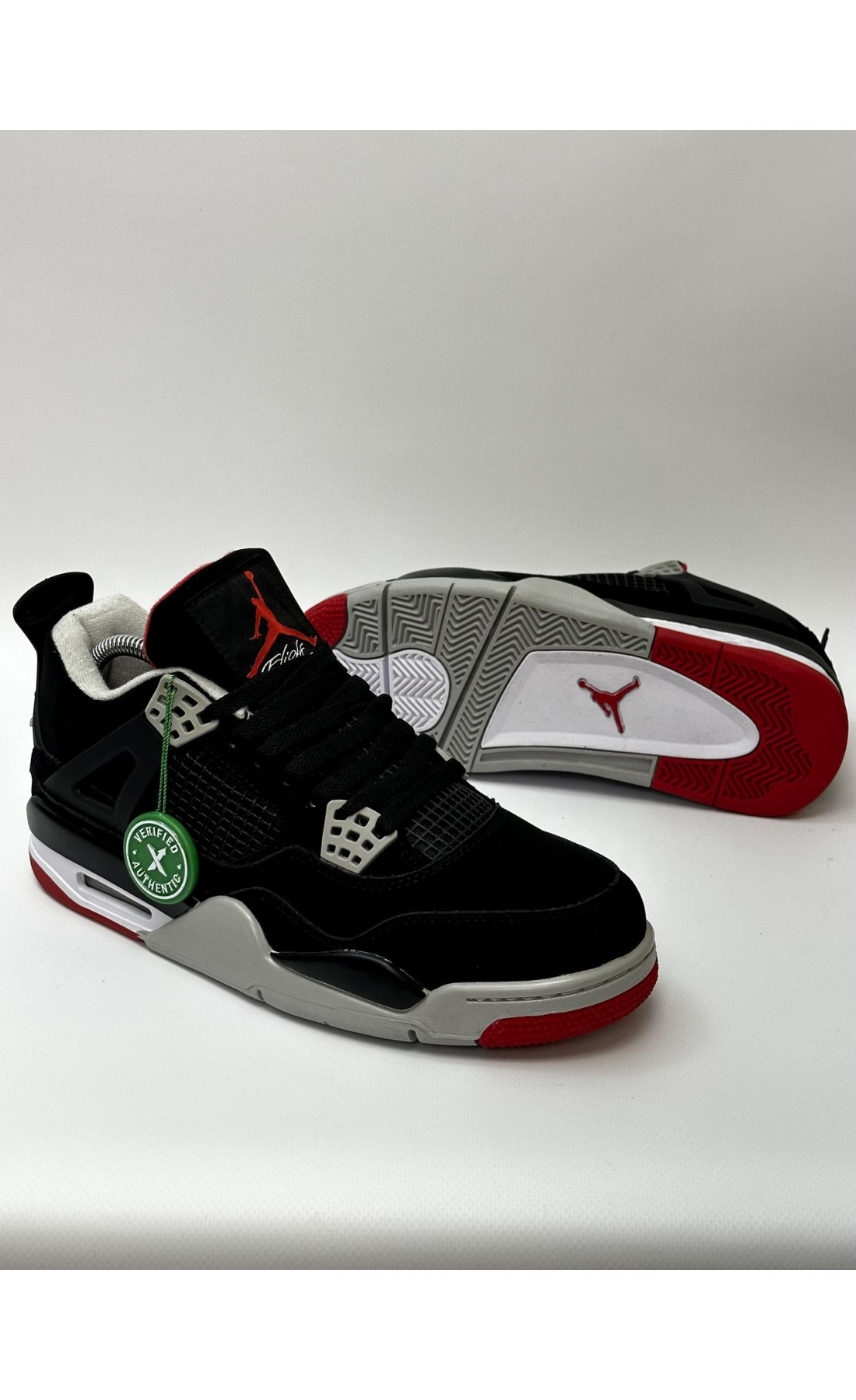 Чоловічі кросівки  Кросівки nike air jordan retro (black/red) (0202-7)