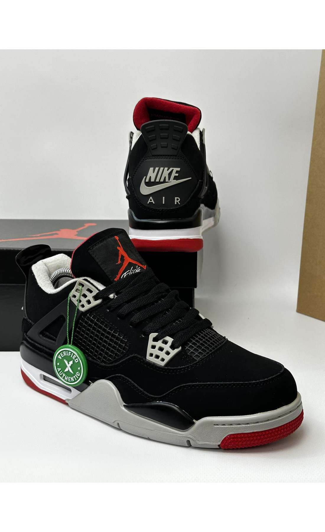 Чоловічі кросівки  Кросівки nike air jordan retro (black/red) (0202-7)