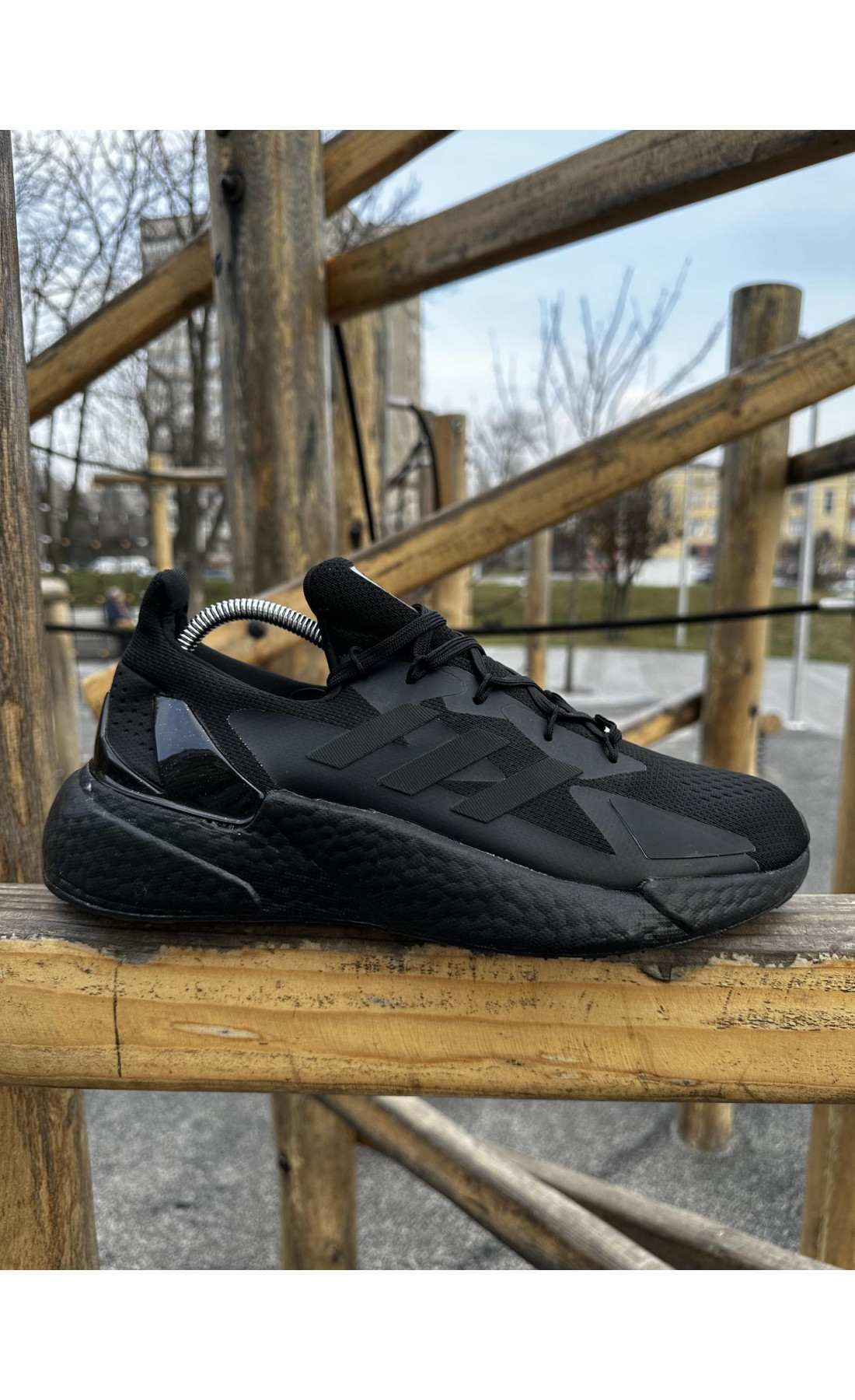 Чоловічі кросівки  Кросівки adidas l core (чорні) (A2023-1)