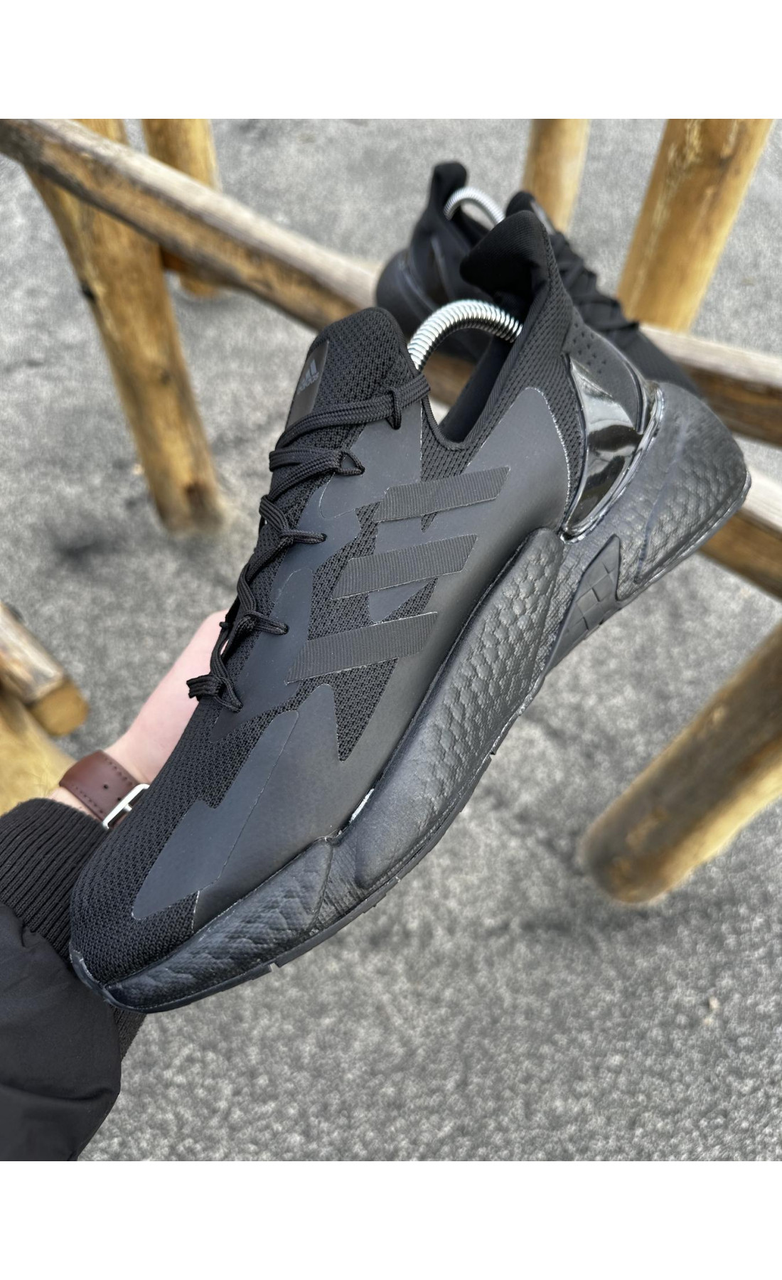 Чоловічі кросівки  Кросівки adidas l core (чорні) (A2023-1)