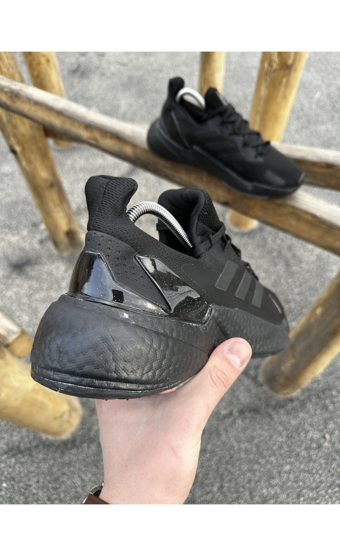 Чоловічі кросівки  Кросівки adidas l core (чорні) (A2023-1)