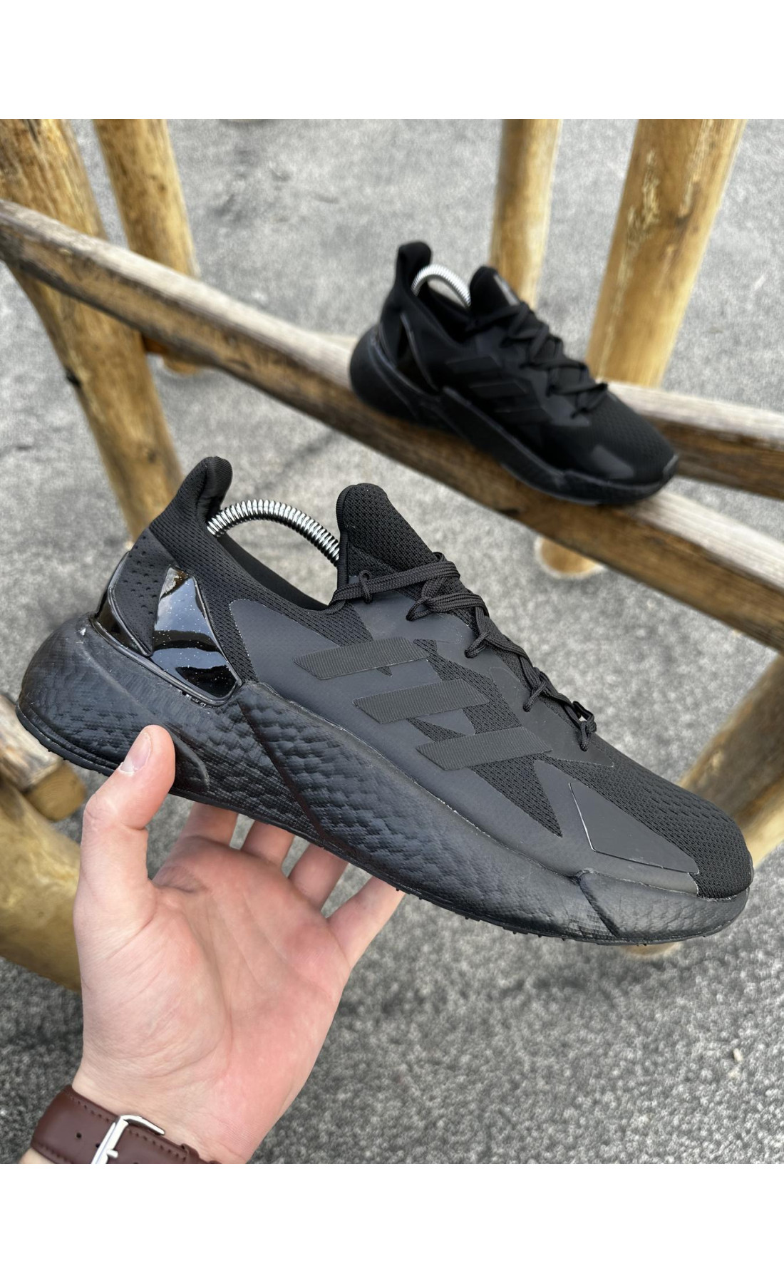 Чоловічі кросівки  Кросівки adidas l core (чорні) (A2023-1)