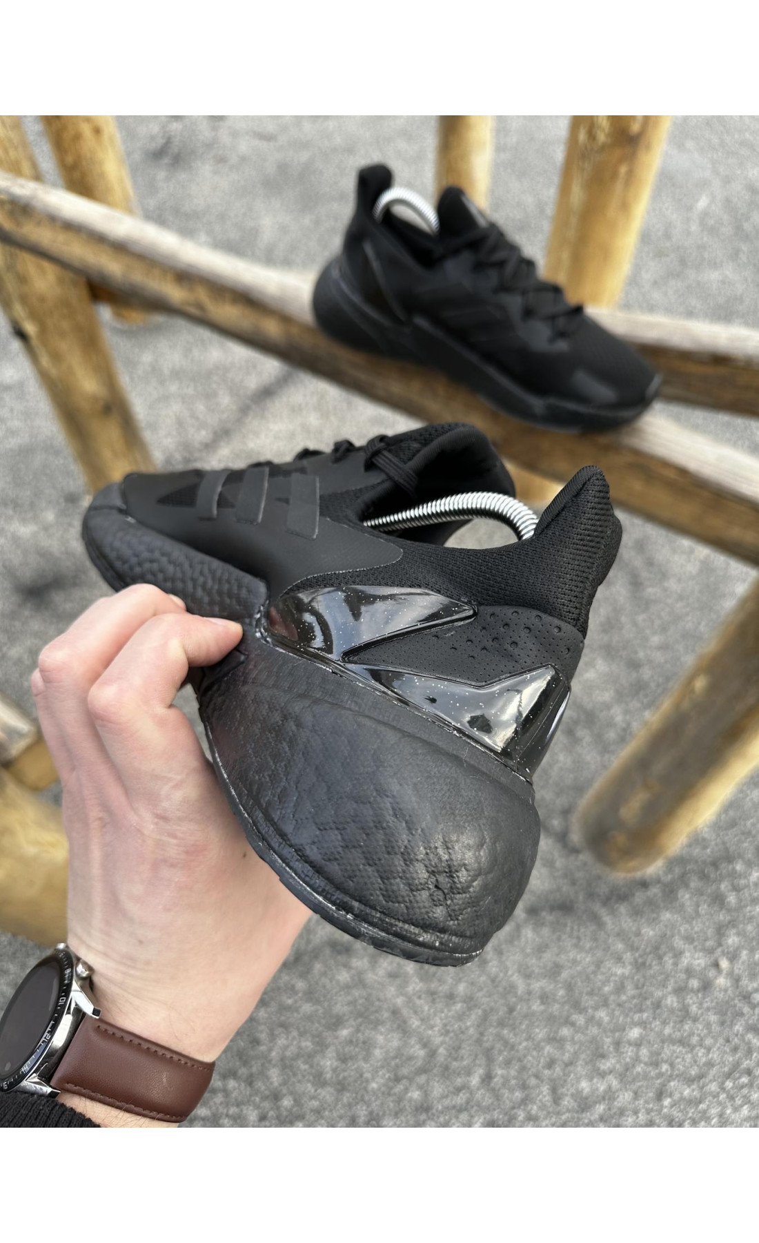 Чоловічі кросівки  Кросівки adidas l core (чорні) (A2023-1)