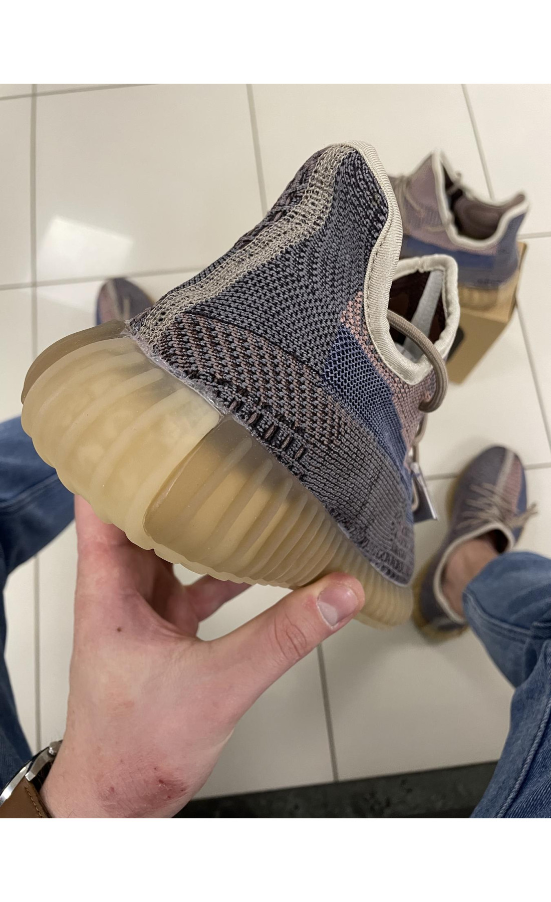 Чоловічі кросівки  Кросівки adidas yeesy boost apricot (A2204-9)