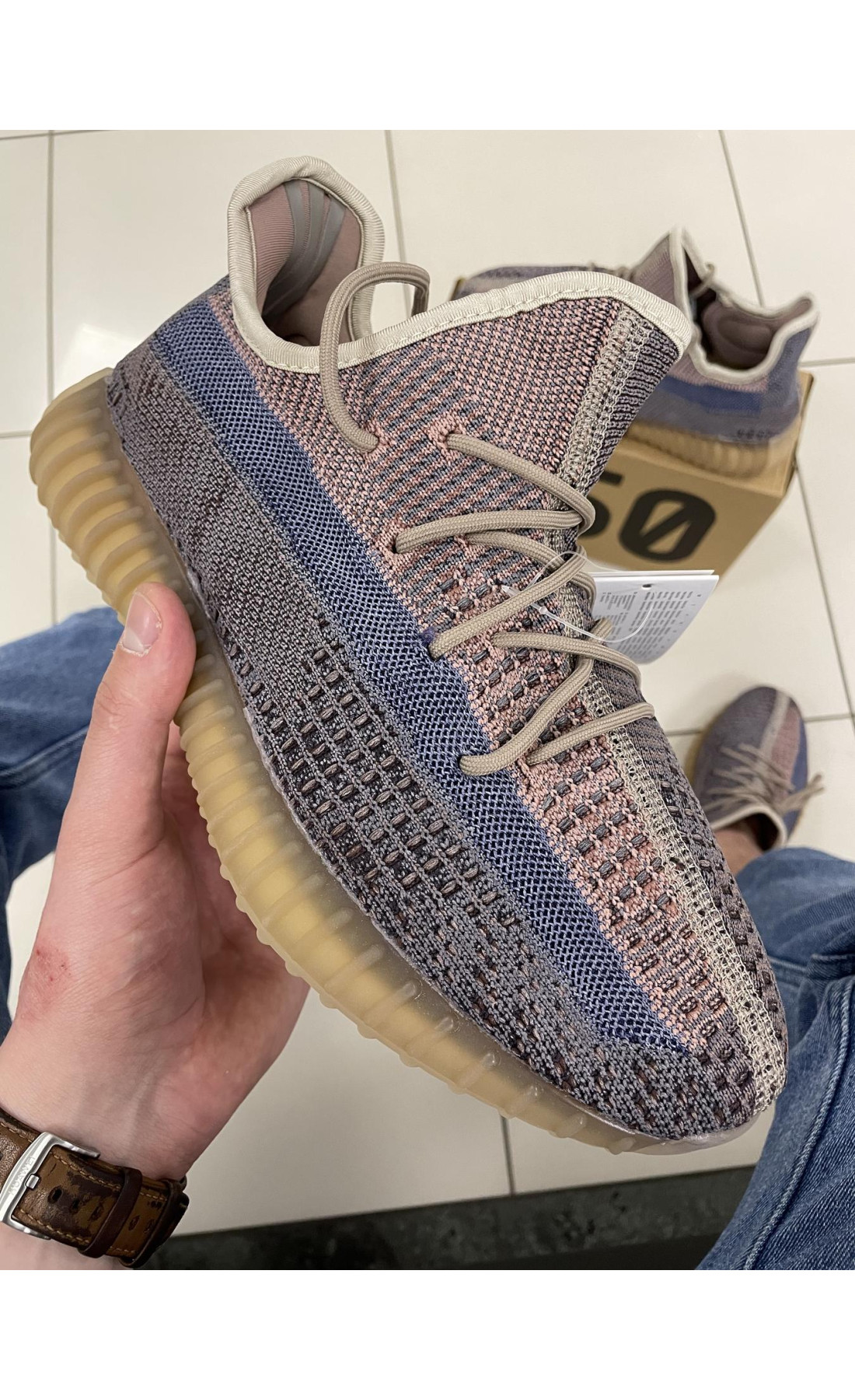 Чоловічі кросівки  Кросівки adidas yeesy boost apricot (A2204-9)