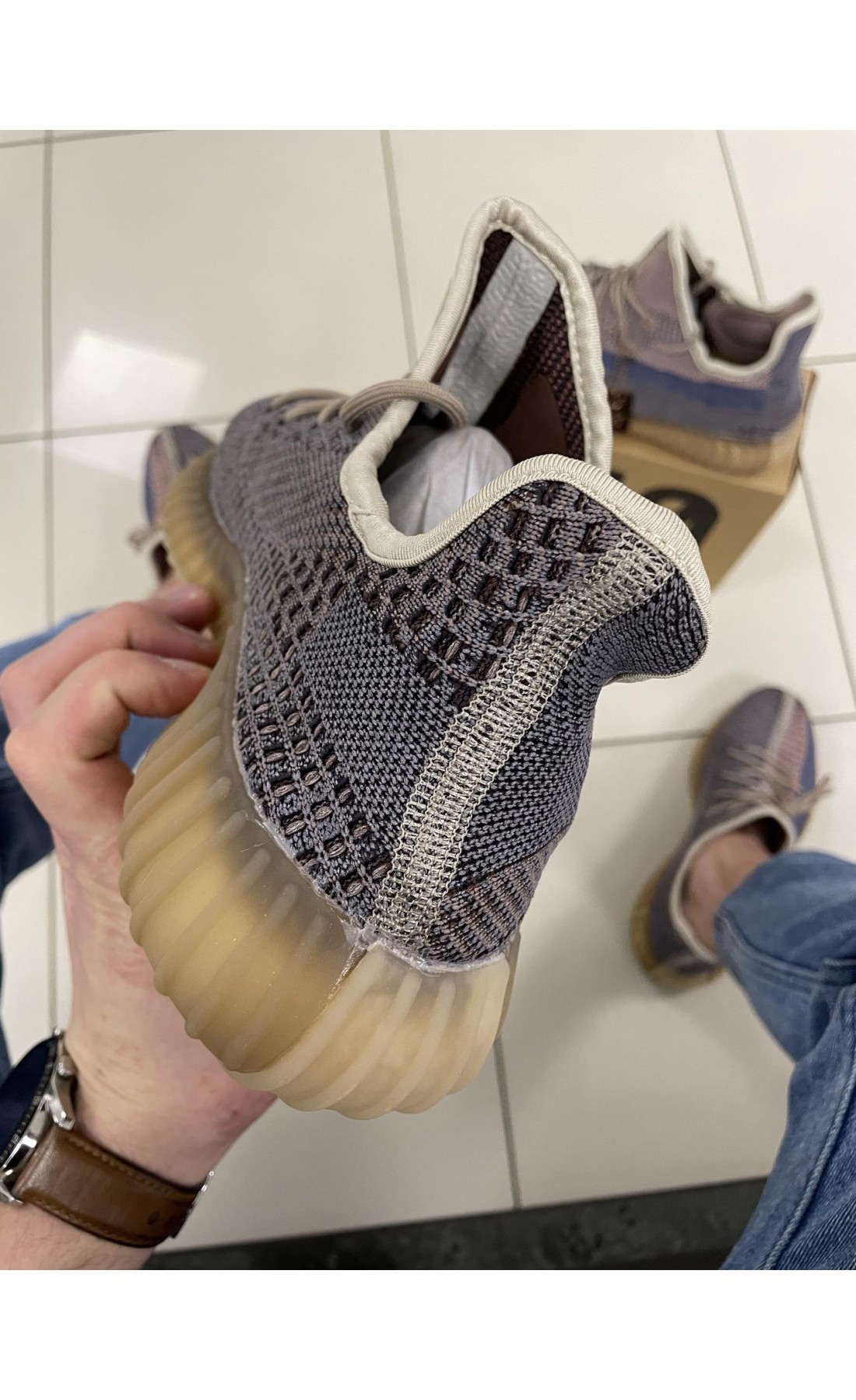 Чоловічі кросівки  Кросівки adidas yeesy boost apricot (A2204-9)