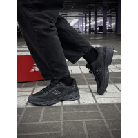 Чоловічі кросівки  Термо кросівки new balance waterproof gore tex (чорно-сірі) (7115-4)