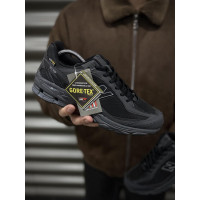 Чоловічі кросівки  Термо кросівки new balance waterproof gore tex (чорно-сірі) (7115-4)