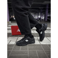 Чоловічі кросівки  Термо кросівки new balance waterproof gore tex (чорні) (740-2)