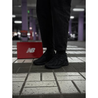 Чоловічі кросівки  Термо кросівки new balance r gore tex (чорні) (7502-1)