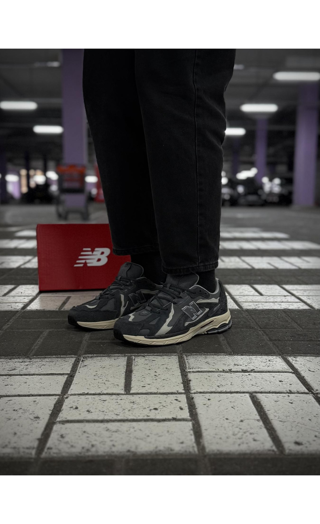 Чоловічі кросівки  Термо кросівки new balance r gore tex (dark gray) (1861-8)