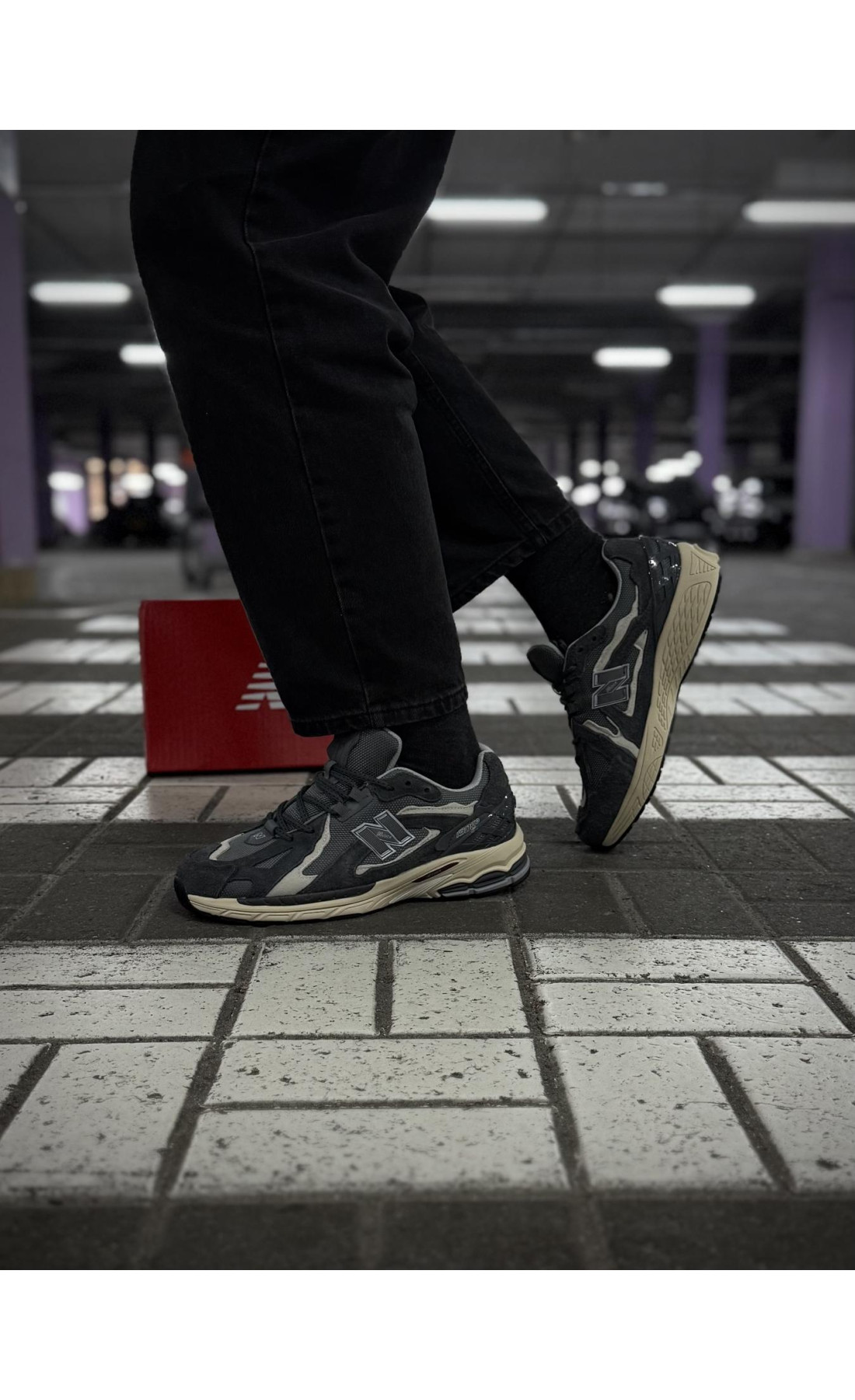 Чоловічі кросівки  Термо кросівки new balance r gore tex (dark gray) (1861-8)