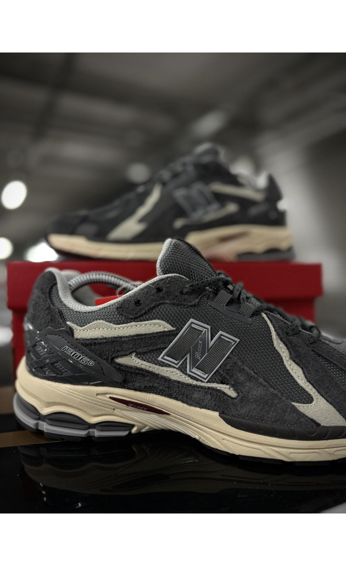Чоловічі кросівки  Термо кросівки new balance r gore tex (dark gray) (1861-8)