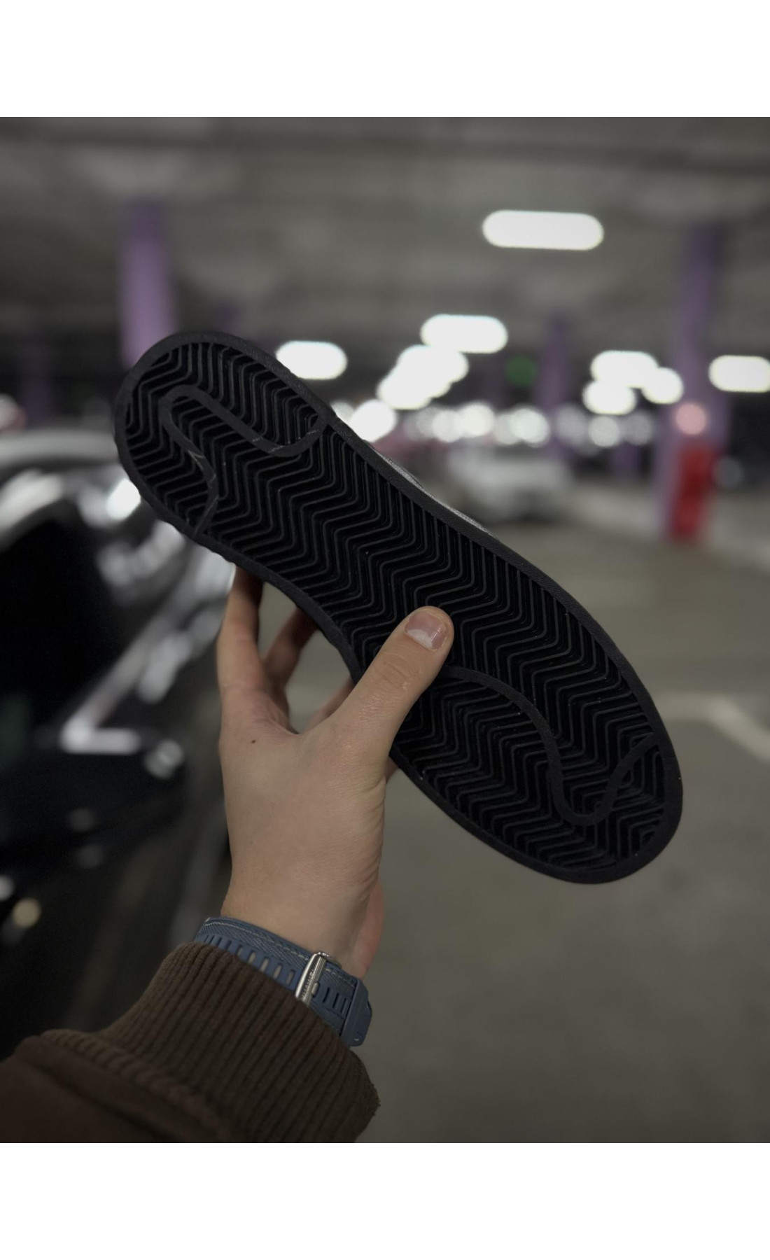 Чоловічі кросівки  Зимові кросівки adidas campus, чорно-сірі з хутром (833-3)