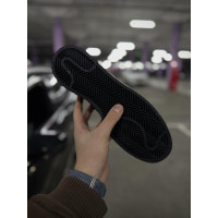 Чоловічі кросівки  Зимові кросівки adidas campus, чорно-сірі з хутром (833-3)