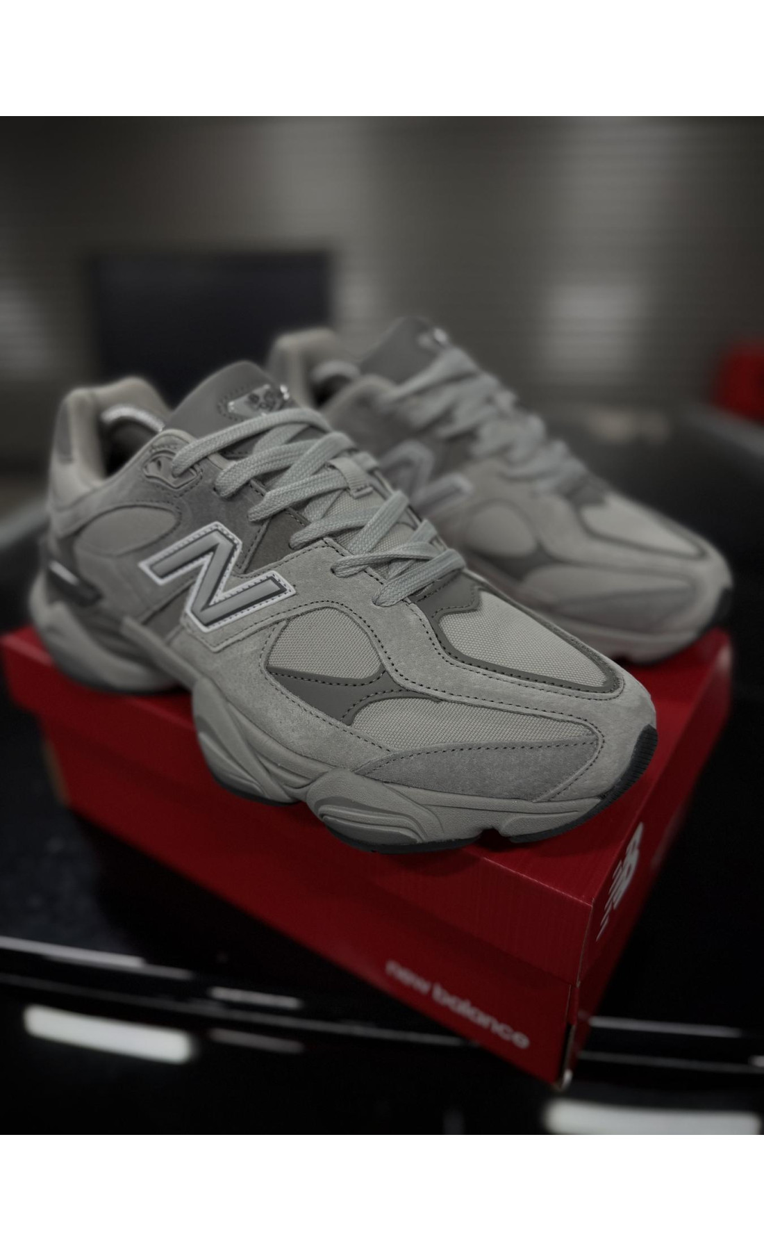 Чоловічі кросівки  Термо кросівки new balance waterproof, сірі (9125-3)