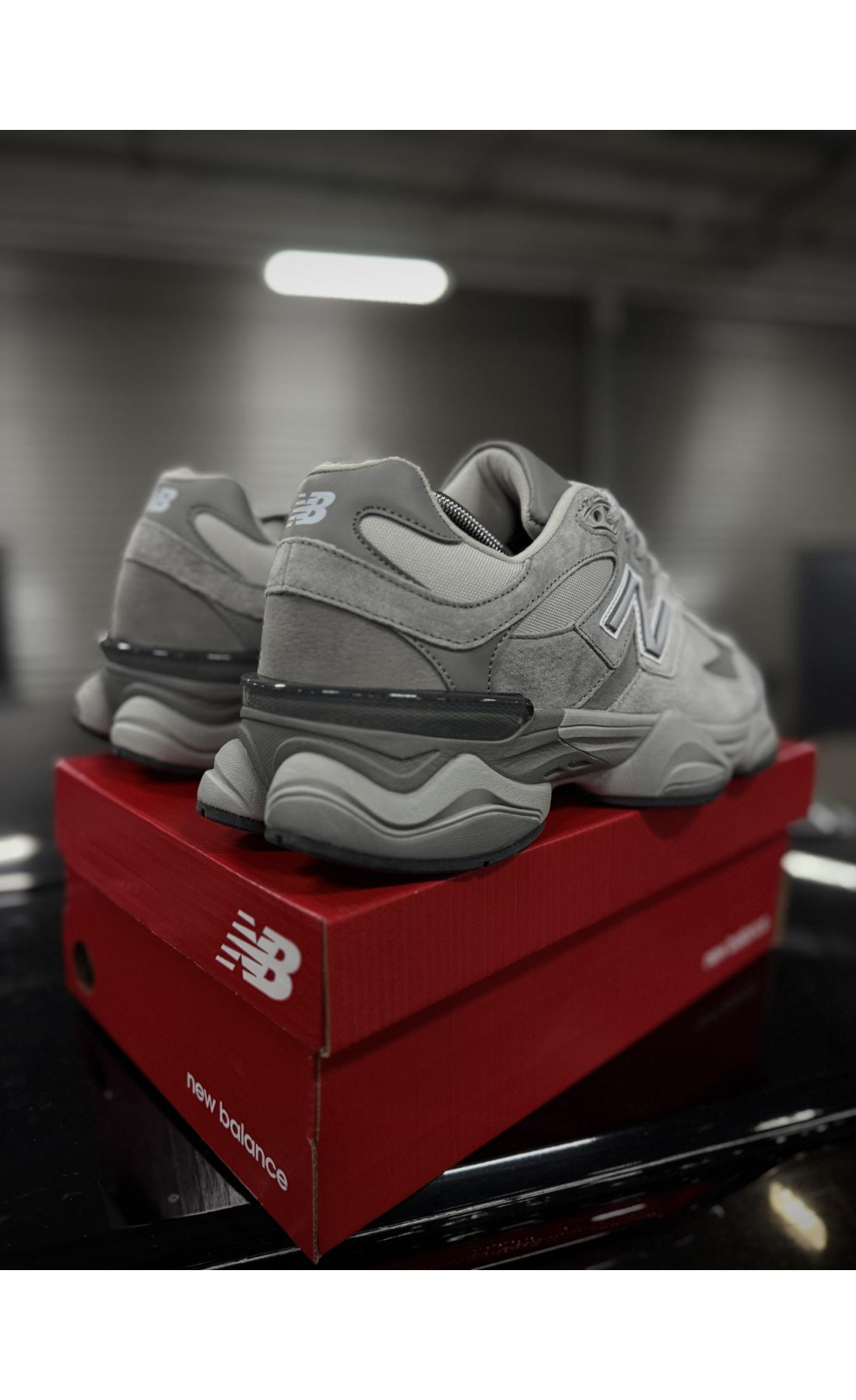 Чоловічі кросівки  Термо кросівки new balance waterproof, сірі (9125-3)